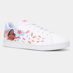 Tênis Infantil Adidas Advantage Moana - Branco+Azul