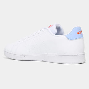 Tênis Infantil Adidas Advantage Moana - Branco+Azul