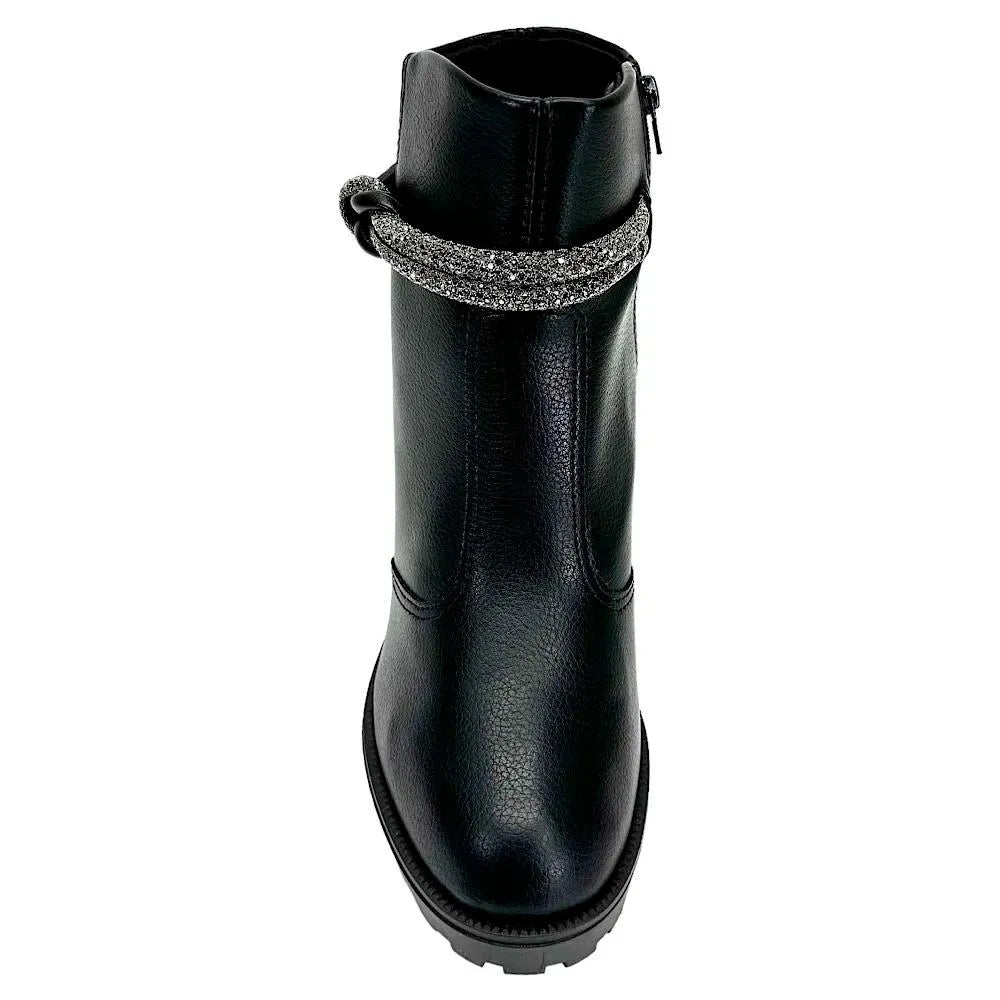 Bota Moleca Salto Alto Tratorado
