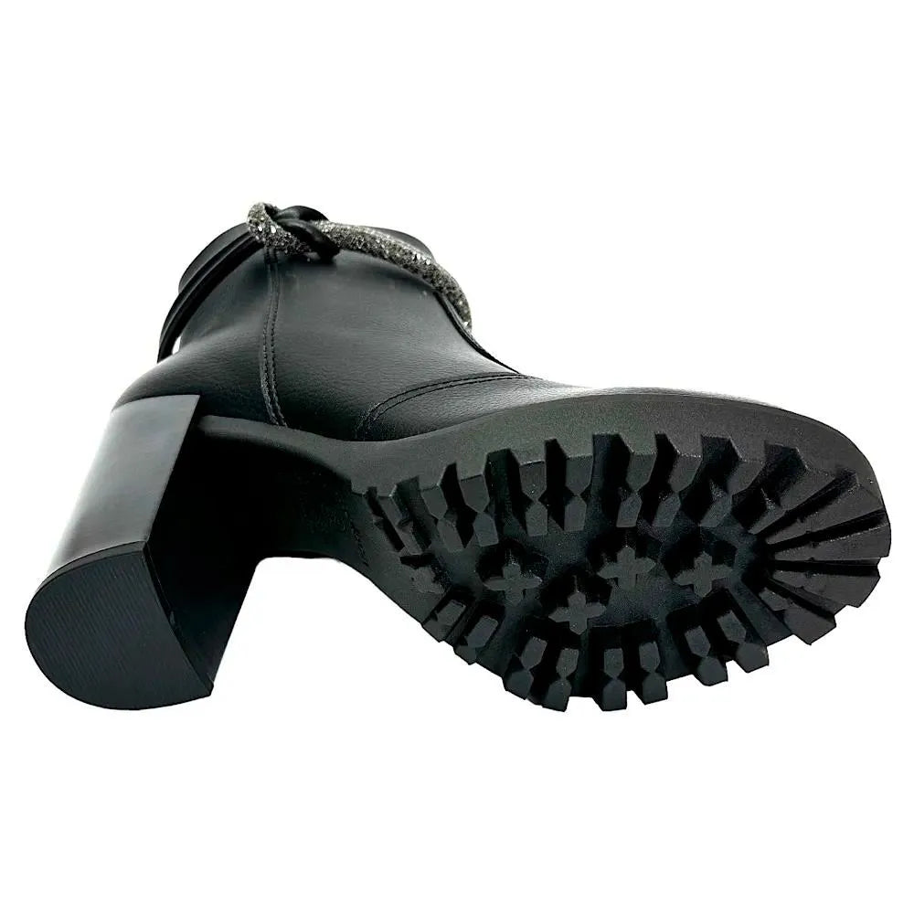 Bota Moleca Salto Alto Tratorado